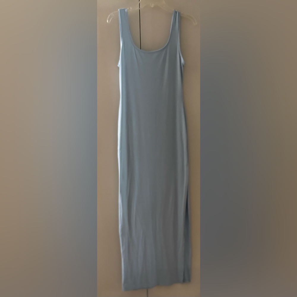 Haute Monde Light Blue Maxi Dress